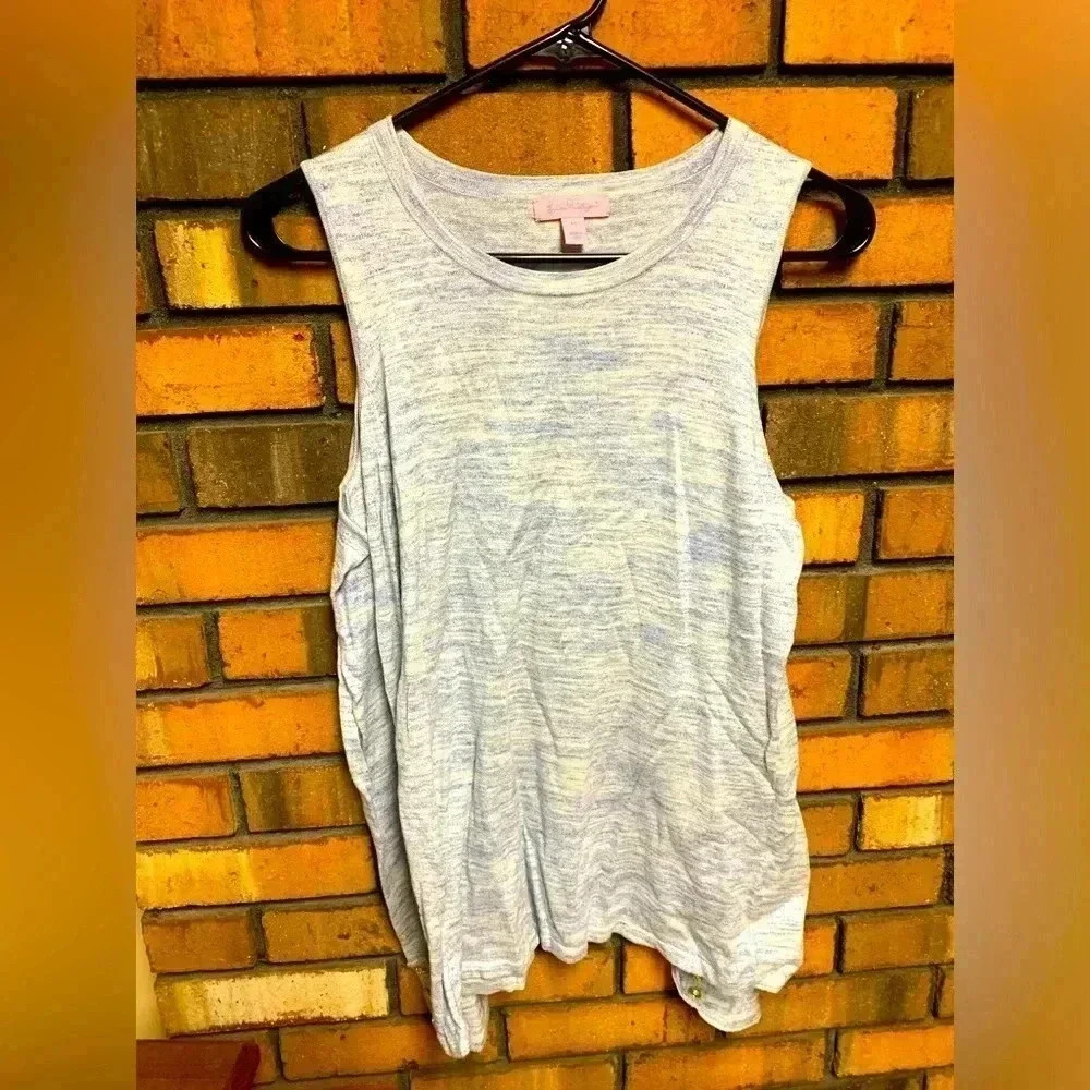 Lilly Pulitzer Gray Long Sleeve Top